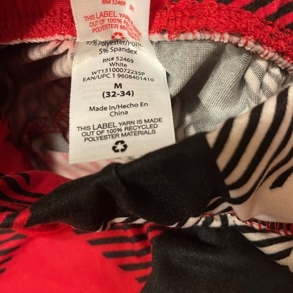 Valentine's Day Men's Plaid Pajama Pants - Picture 2 of 4